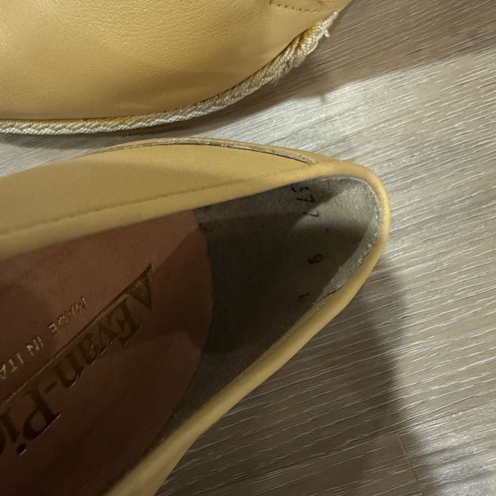 Evan Picone Mustard Espadrille Wedges - Picture 6 of 7